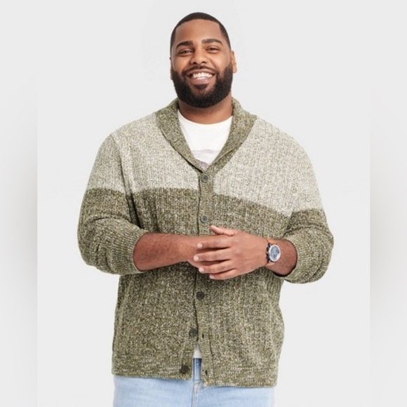 LAST ONE ‼️ Men's Shawl Collared Sweater Cardigan - Goodfellow & Co - Picture 1 of 4
